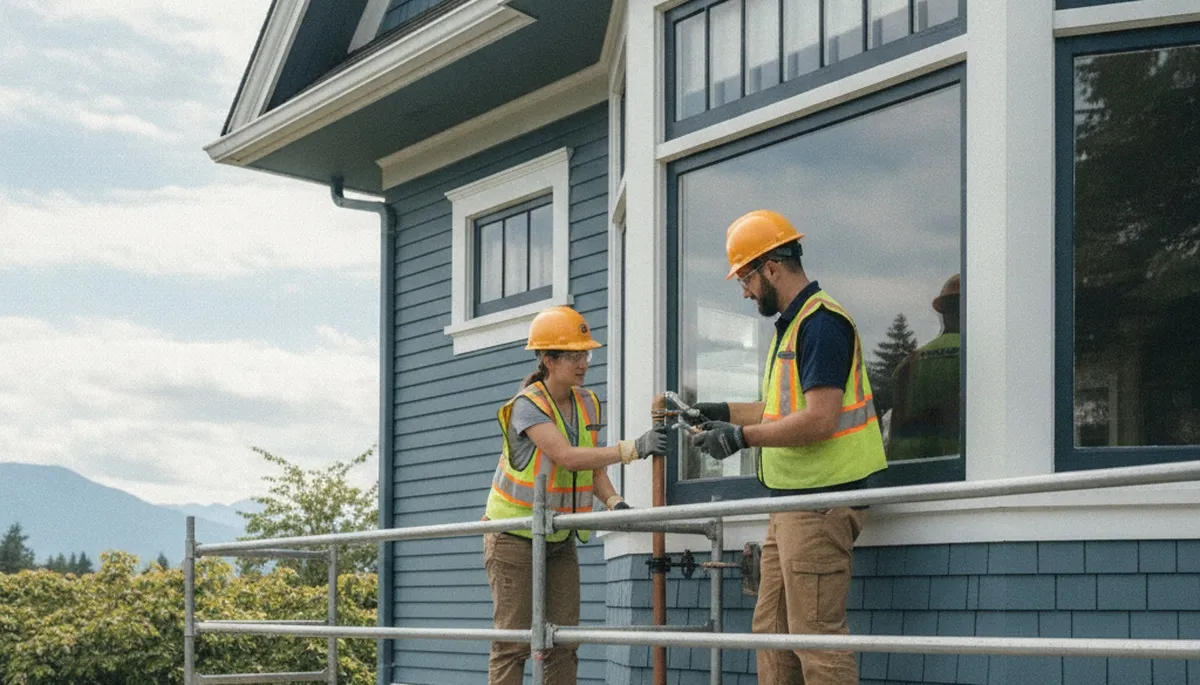 Seattle, WA plumbing repair technician servicing residential pipes and fixtures