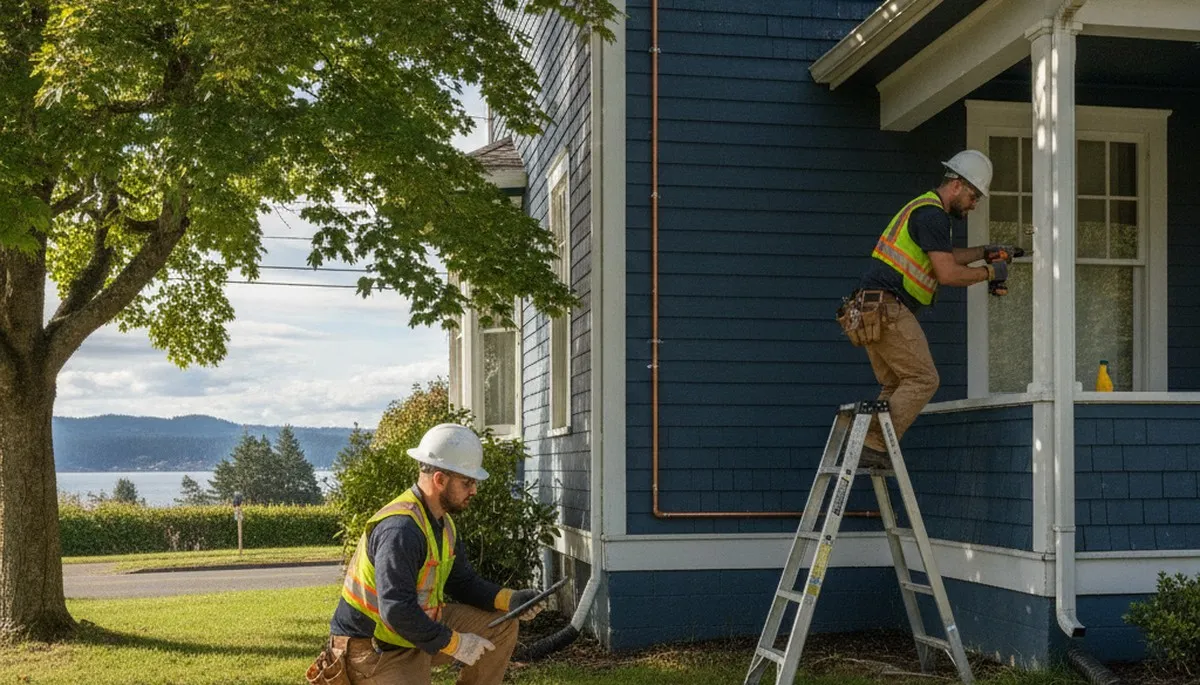 Seattle, WA plumbing repair service van for emergency pipe and leak repairs