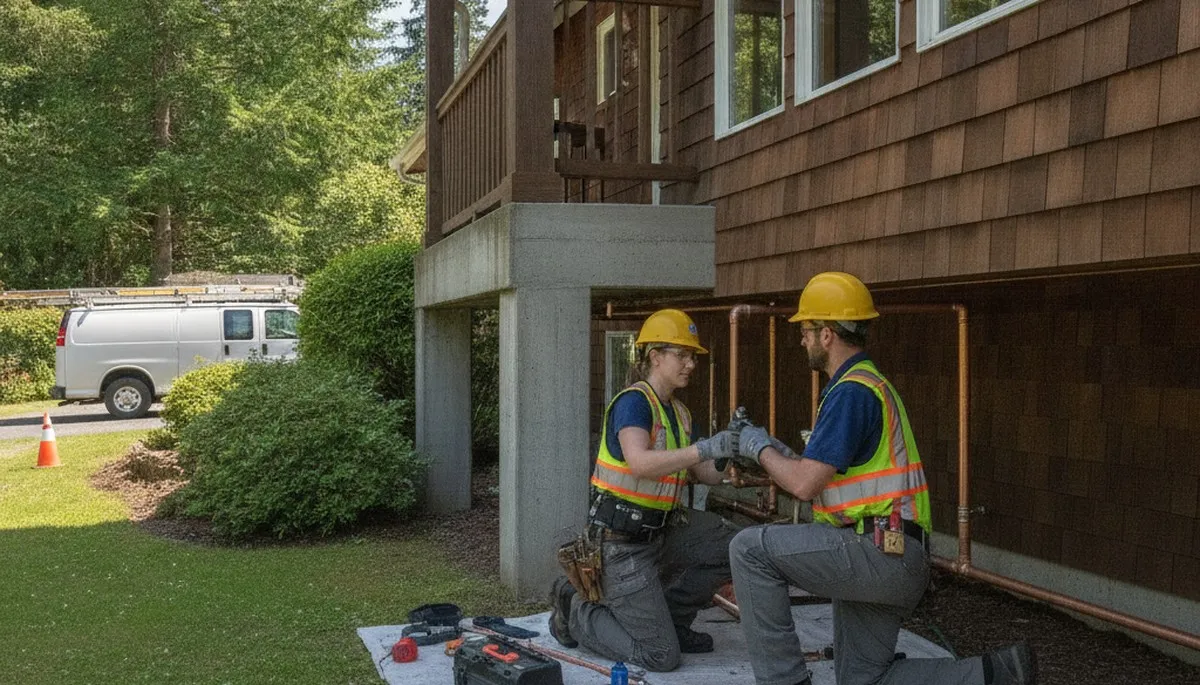 Seattle, WA plumbing repair technician providing professional home plumbing service