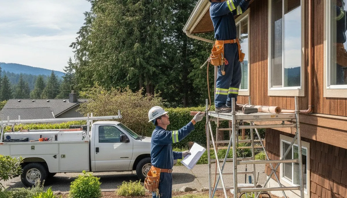 Seattle, WA plumbing repair technician providing professional residential pipe leak repair services